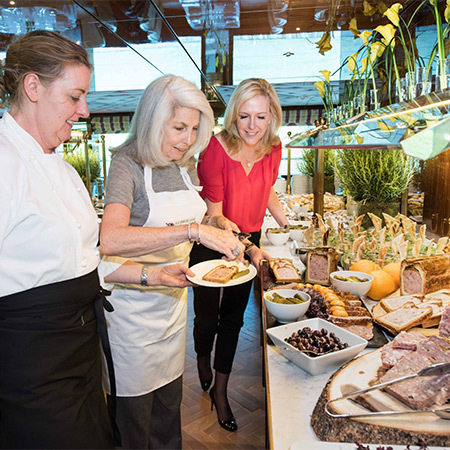 Bea Tollman, Ellen, and Chef
